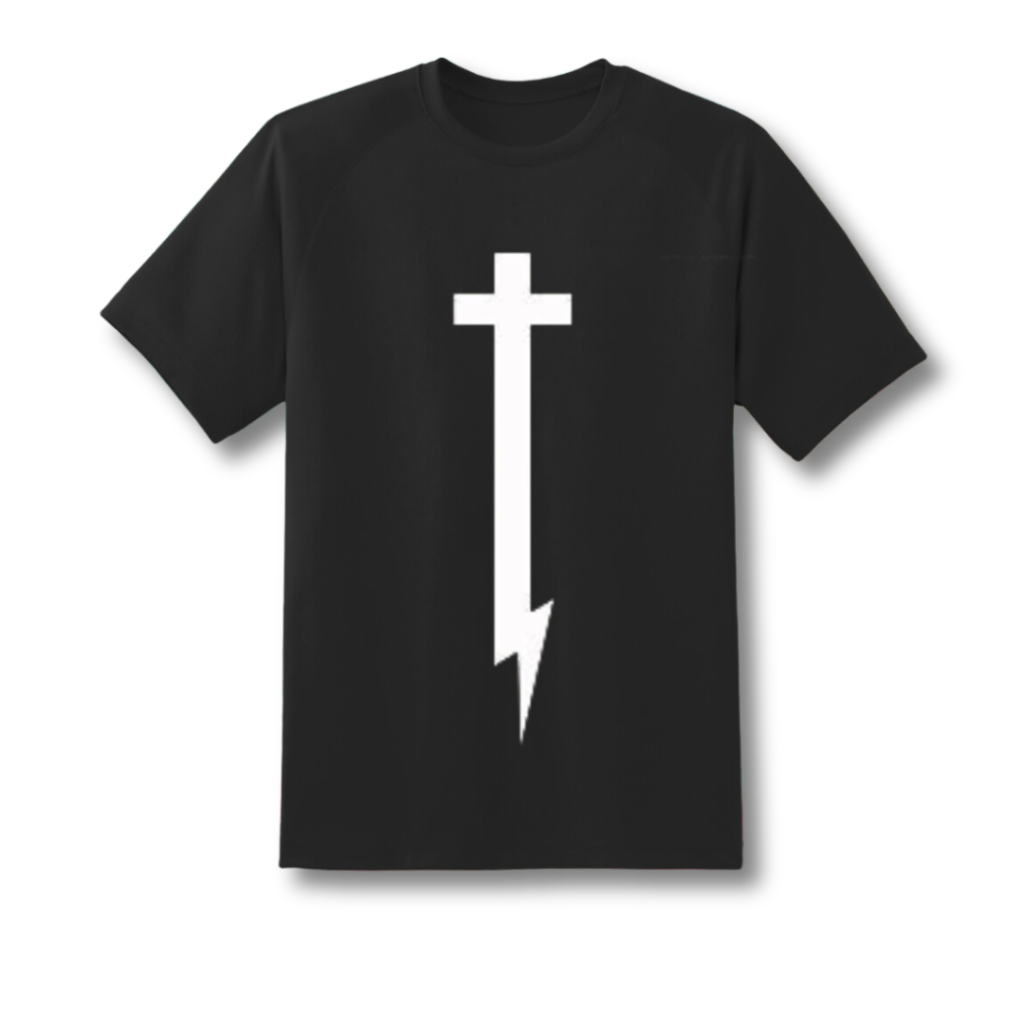 Camiseta cruz blanca de PUTILATEX