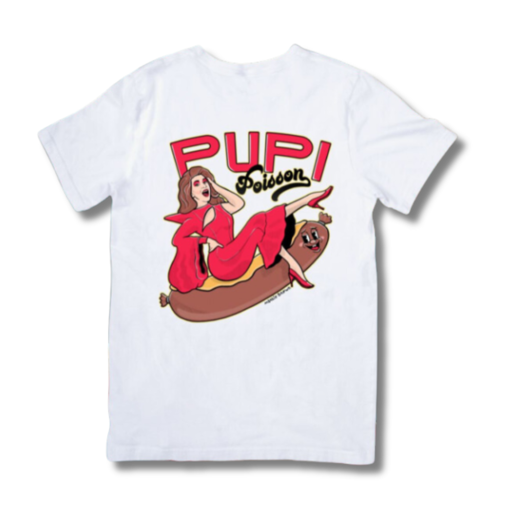 Camiseta Pupi Poisson x Markie Brown