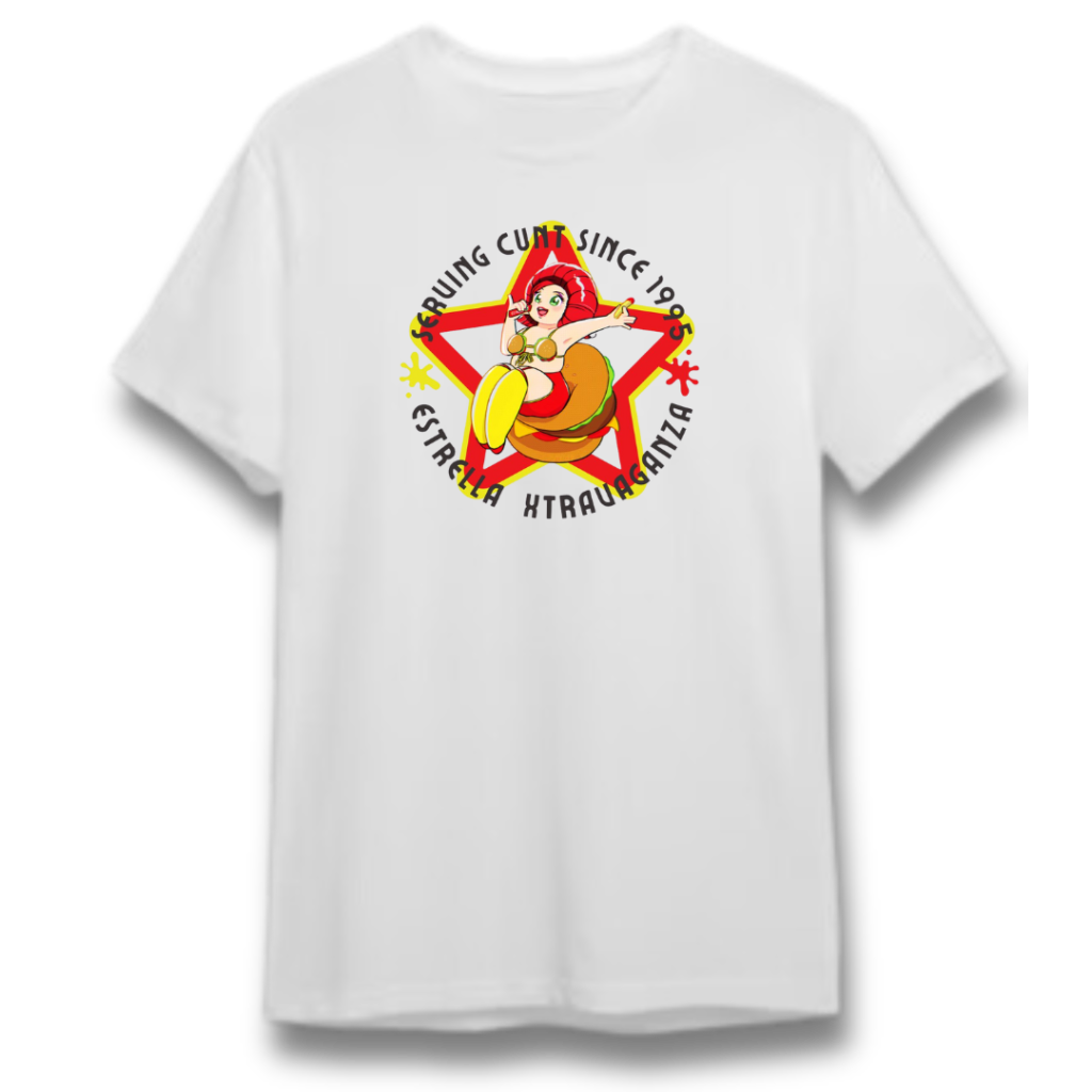 Camiseta serving cunt since 1995 de Estrella Xtravaganza