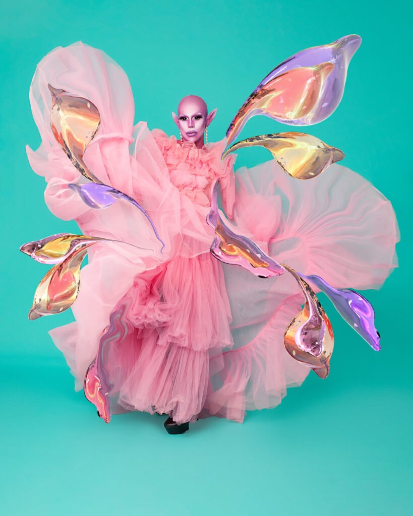 Print de alien rosa de ONYX firmada