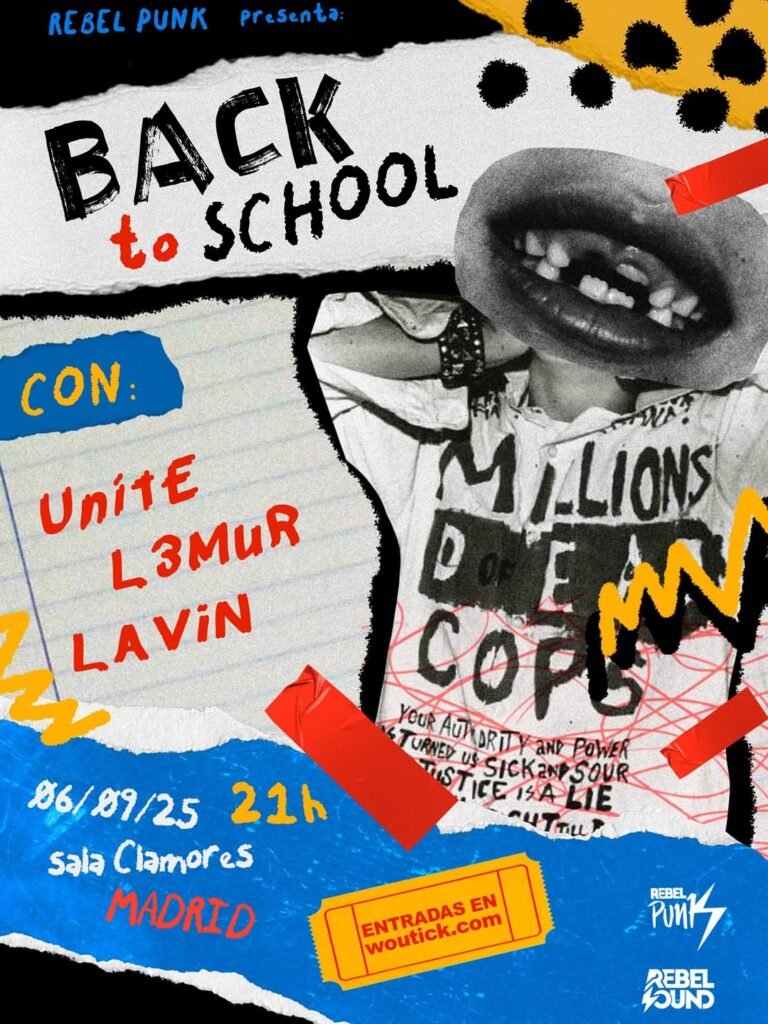 📢 BACK TO SCHOOL 📢La vuelta al cole nunca fue tan hardcore.Este 6 de septiembre en Sala Clamor